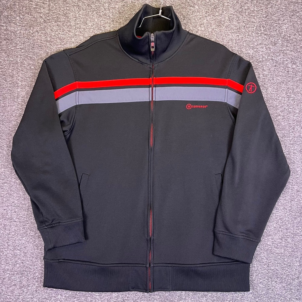 Converse Dwayne Wade Track Jacket Mens M Chuck Taylor Retro Softshell Basketball